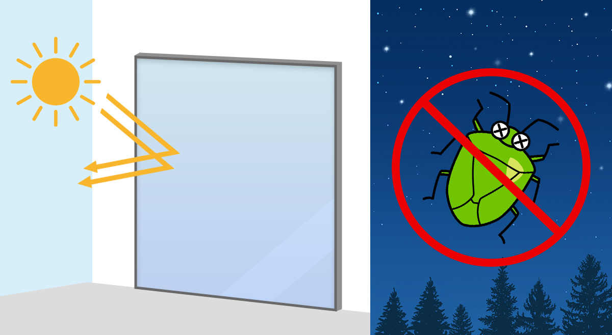 UV99%カット！虫対策にも効果的