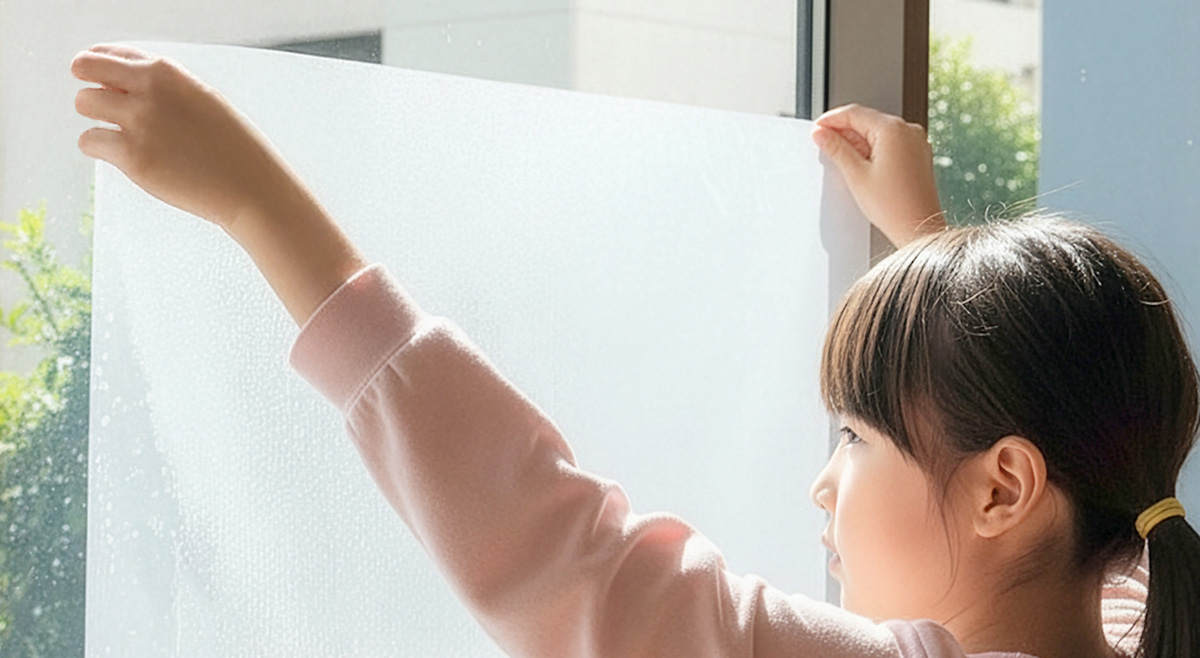 貼って剥がせて施工も簡単